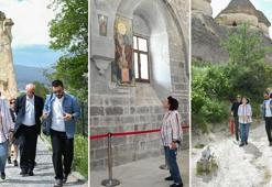 Paşabağları'ndan Meryem Ana Kilisesi'ne! Yunanistan Kültür Bakanı Kapadokya'nın hazinelerini gezdi