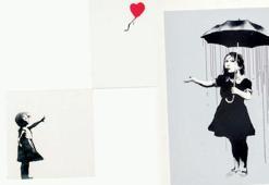 Mirasındaki Banksy’lere 1.3 milyon dolar
