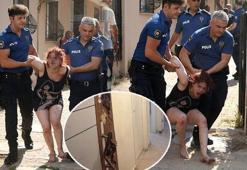 Antalya’da korku dolu anlar! Kadın evi ateşe verip kendini kilitledi