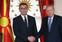 Cumhurbaşkanı Erdoğan, Kuzey Makedonya Başbakanı Mickoski'yi kabul etti