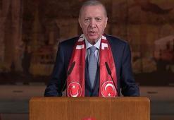 Cumhurbaşkanı Erdoğan A Milli Futbol Takımı'na video mesajla başarı diledi