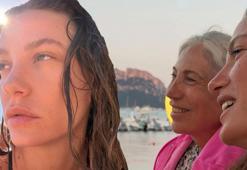 Serenay Sarıkaya tatil sezonunu annesiyle birlikte açtı!