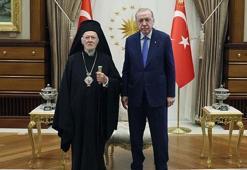 Cumhurbaşkanı Erdoğan, Fener Rum Patriği ile görüştü