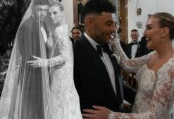 Beşiktaş'ın eski yıldızı Alex Oxlade ile şarkıcı Perrie Edwards evlendi!