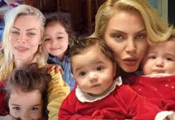 Seray Sever'den 4 yaşındaki ikiz kızlarıyla tatil paylaşımı!