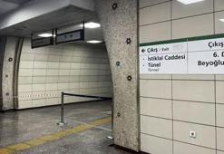 Taksim metrosu kapatıldı