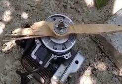 Kastamonu'da evin bahçesine İHA düştü