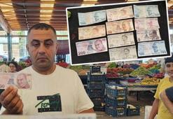 Adana’da banknotlarla ilan-ı aşk gündem oldu! Pazarcıdan şaşırtan çıkış
