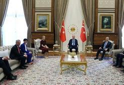 Cumhurbaşkanı Erdoğan, AB Yüksek Temsilcisi Kaja Kallas'ı kabul etti