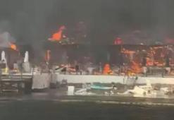 İstanbul Büyükada'da yangın paniği! Viranbağ Plajı alevlere teslim oldu