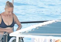 Sertab Erener, Orak Adası açıklarında objektiflere yansıdı