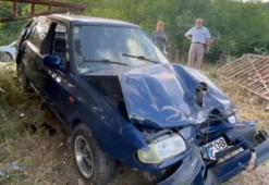 Kaza yapan sürücü aracını bırakıp uyumaya gitti