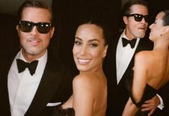 Brad Pitt ve sevgilisi Ines de Ramon'un aşk pozları!