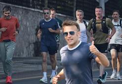 Fransa Cumhurbaşkanı Macron, zirve öncesi sabah koşusuna çıktı
