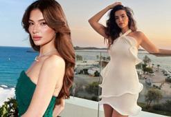 Melisa Aslı Pamuk kırmızılar içinde! Dekoltesiyle dikkat çekti