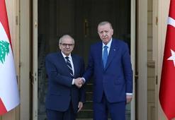 Cumhurbaşkanı Erdoğan, Lübnan Başbakanı Selam'ı kabul etti