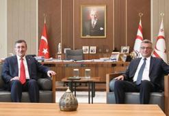 Cumhurbaşkanı Yardımcısı Yılmaz, KKTC Cumhurbaşkanı Erhürman ile görüştü