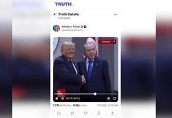 ABD Başkanı Trump’tan NATO Zirvesi'ne ilişkin DHA logolu paylaşım
