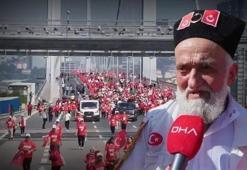 Binlerce kişi 15 Temmuz yürüyüşünde buluştu! 'Unutmayacağız, unutturmayacağız'
