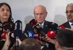 DEM Parti Heyeti, MHP lideri Bahçeli ile görüştü