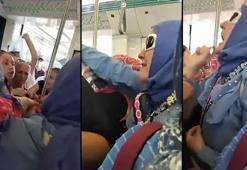 Tramvayda 'Çocuklar kalksın' kavgası ortalığı birbirine kattı!