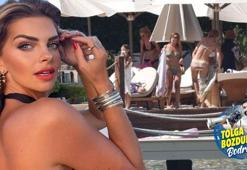 Pelin Karahan Bodrum'da serin suların tadını çıkardı