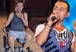30 gün tedavi gördüğünü açıklayan Serdar Ortaç klip çekiminde ayağa kalkamadı!