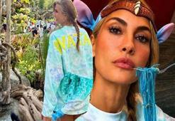 Çağla Şıkel mavi makarna yedi, 'Avatar' dünyasını keşfetti