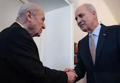 TBMM Başkanı Kurtulmuş'tan MHP lideri Bahçeli'ye ziyaret