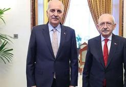 TBMM Başkanı Kurtulmuş, CHP Genel Başkanı Kılıçdaroğlu ile görüştü