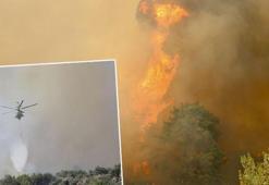 Orman yangınıyla mücadele sürüyor! Fethiye’de havadan müdahale yeniden başladı