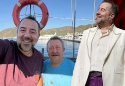 Ata Demirer ve Erkan Can’ın tekne keyfi!