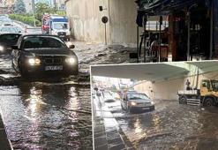 İstanbul'da sağanak hayatı felç etti! Zincirlikuyu Alt Geçidi sular altında kaldı