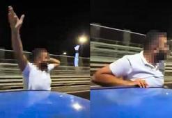 Otomobili dans ederek kullanan sürücüye dev ceza
