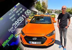 Ankara'da bindiler, Giresun'da indiler! Taksimetre 28 bin 591 lira yazdı