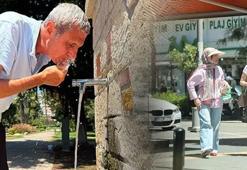 Adana'da hava 42 derece! 'Direksiyona dokunmadan önce eldiven takıyorum'