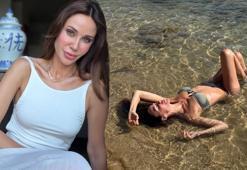 Demet Şener bikinili pozlarıyla Yunanistan'ı salladı