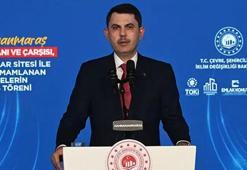 Bakan Kurum Kahramanmaraş'ta tamamlanan projelerin açılışında konuştu
