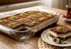 Soğuk baklava tadında borcam tatlısı: Fırın yakmadan baklava lezzetini yakalıyor, kaşık kaşık yediriyor!