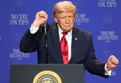 Trump sahnedeyken beklenmedik olay! Salondan kahkahalar yükseldi