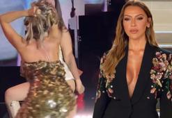 Hadise sahnede kendinden geçti! Cesur dansıyla büyüledi