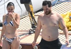 Çağatay Ulusoy ve sevgilisi Aslıhan Malbora gün boyu eğlendi