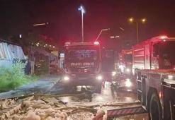 Başakşehir İkitelli Organize Sanayi Bölgesi'nde iş yerinde yangın