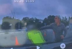 Polise bıçakla saldıran şüpheli ayağından vurularak yakalandı
