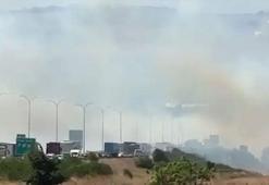 TEM otoyolunda trafik durdu! Silivri'deki yangın büyüdü