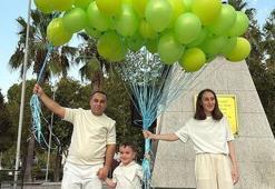 Tedavisi tamamlanan Göktuğ için anlamlı kutlama! Balonlar gökyüzüne uçtu