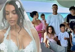 Cristiano Ronaldo ve Georgina'nın gizemli düğününden ilk kareler