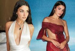Hande Erçel'in elbisesi sosyal medyanın diline düştü!