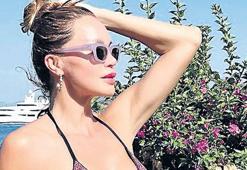 Ebru Şallı'dan göbekli erkeğe hayır! 'Fit olsun'