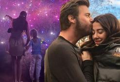 Başak Dizer ve Kurt Efe'nin ışıklar arasındaki neşeli anları